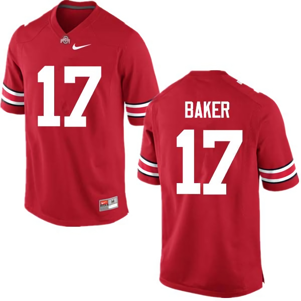 Jerome Baker Ohio State Buckeyes Men's NCAA #17 Nike Red College Stitched Football Jersey ZEM4656RR